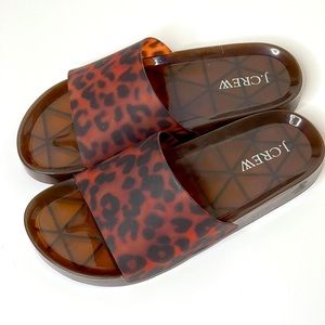 J. Crew Slides | J. Crew Tortoise Shoes | Like New